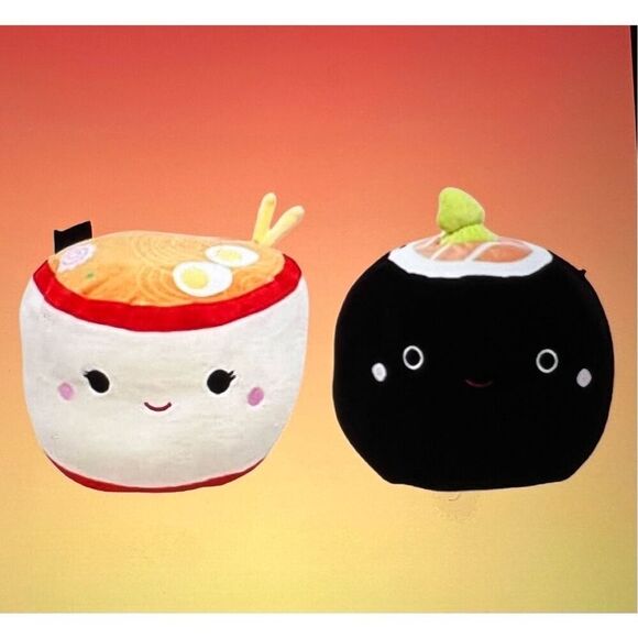 NWT Foodie Squad Shozo Sushi 8" Squishmallow